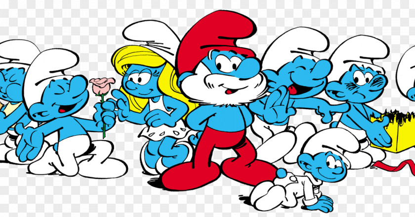 Smurfette Papa Smurf Baby Brainy Gargamel PNG