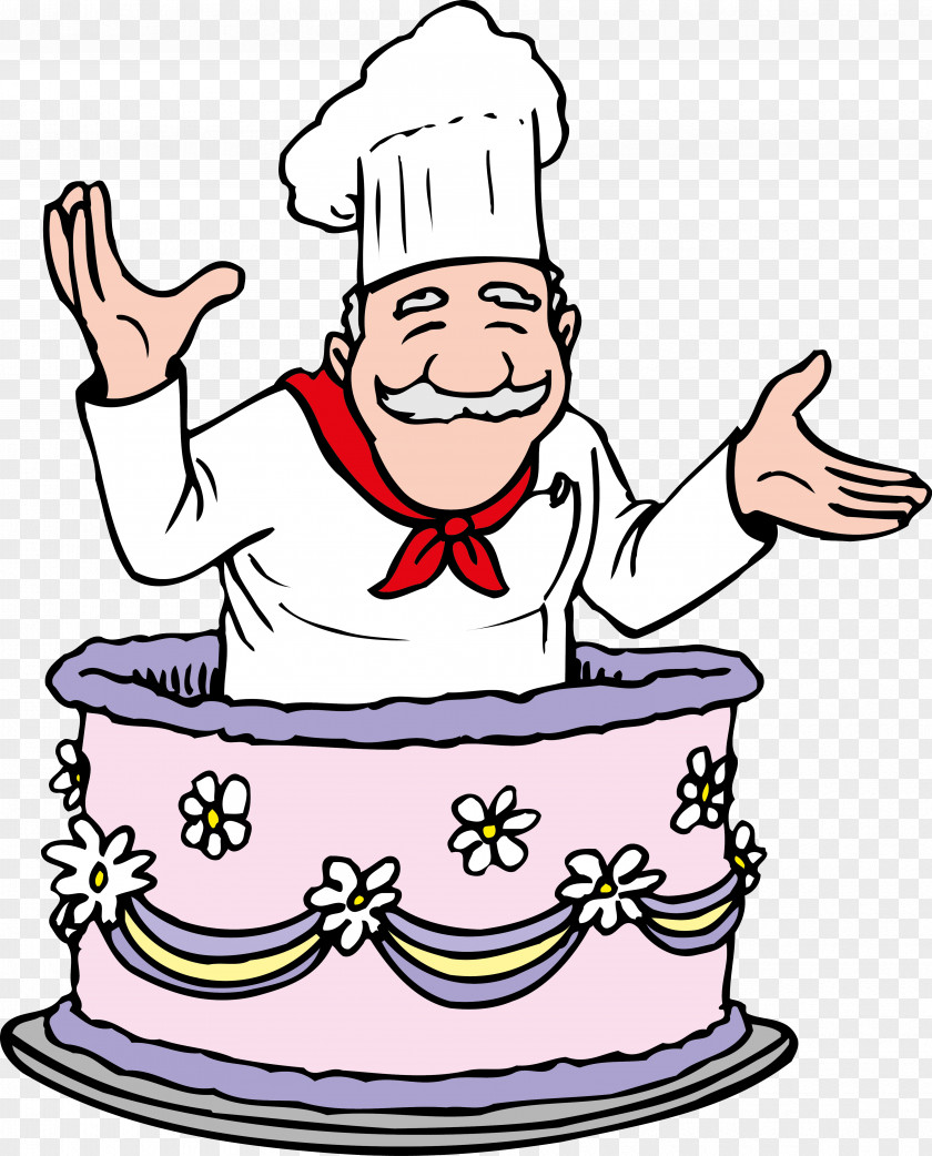 Cooking Torte Cake Cook Chef Clip Art PNG