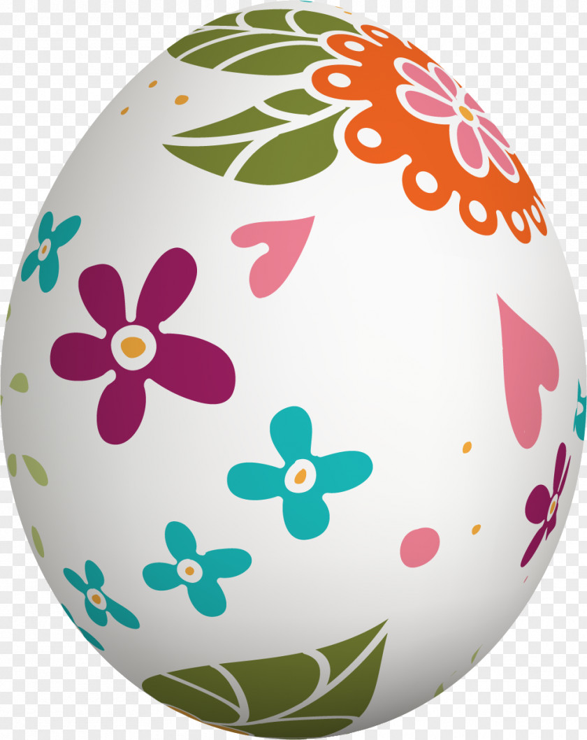 Hand Painted White Eggs Easter Egg PNG