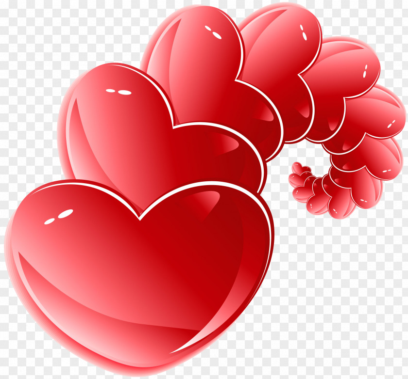Love Heart Valentine's Day Red PNG