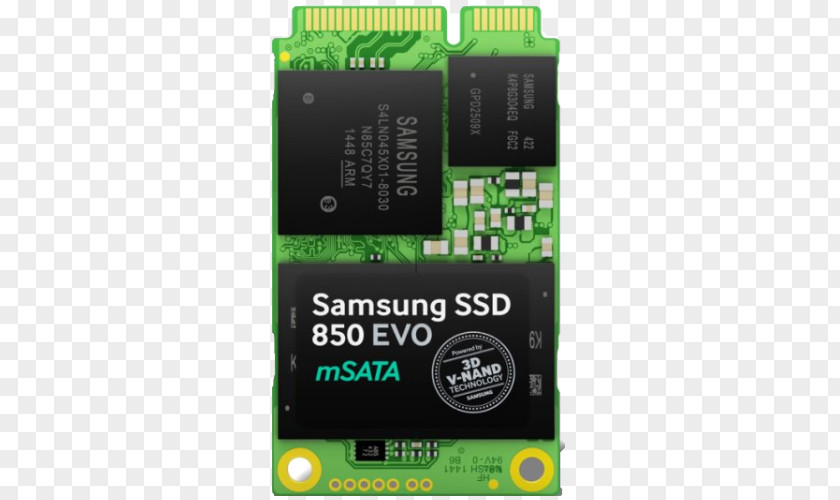 Samsung 850 EVO SSD Solid-state Drive III MSATA Serial ATA Hard Drives PNG