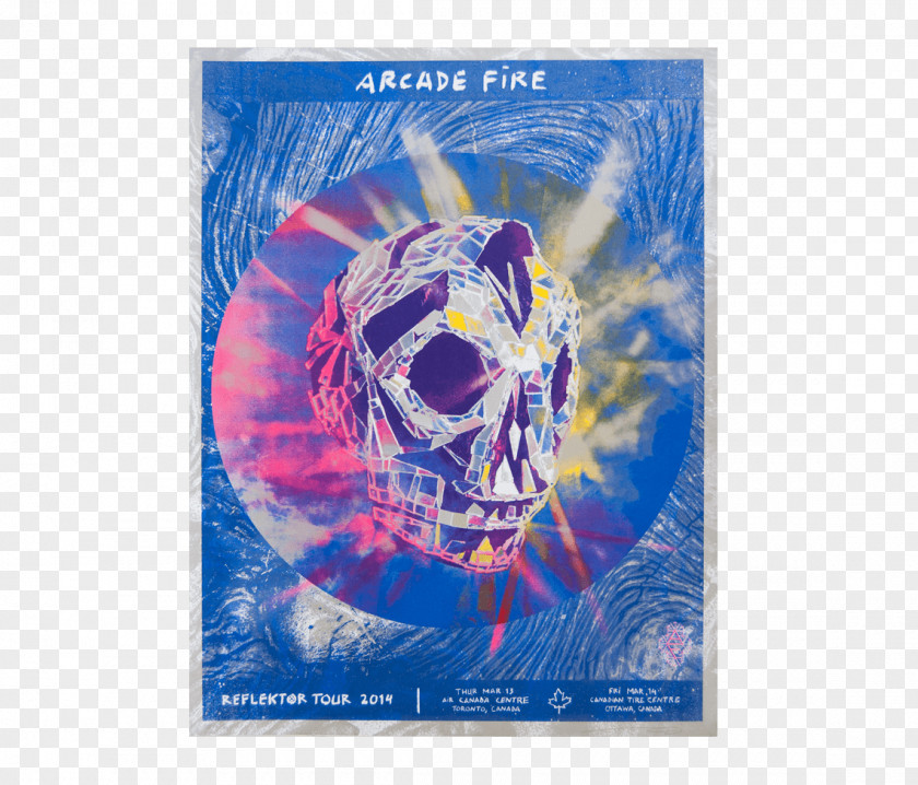 Tour & Travels Poster Arcade Fire Reflektor Concert PNG