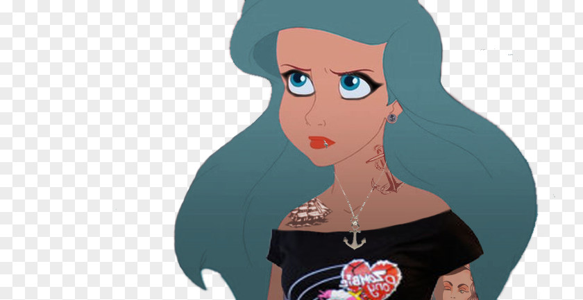 Disney Princess Ariel Rapunzel Punk Rock PNG