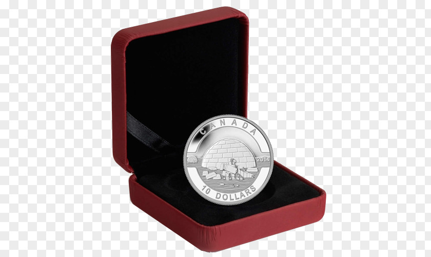 Igloo Canada Silver Coin Royal Canadian Mint PNG
