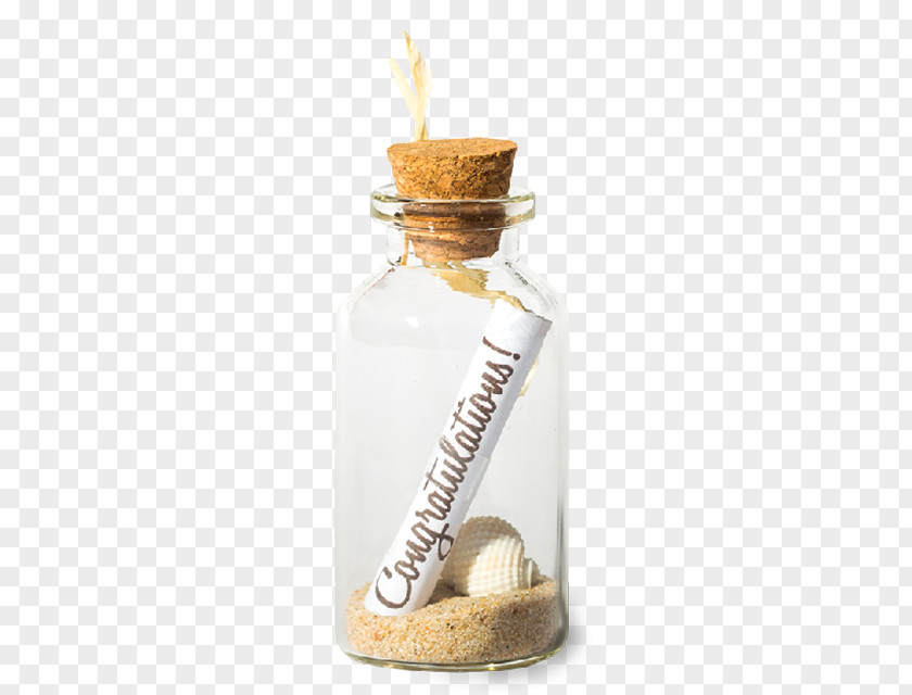 Message In A Bottle Glass PNG