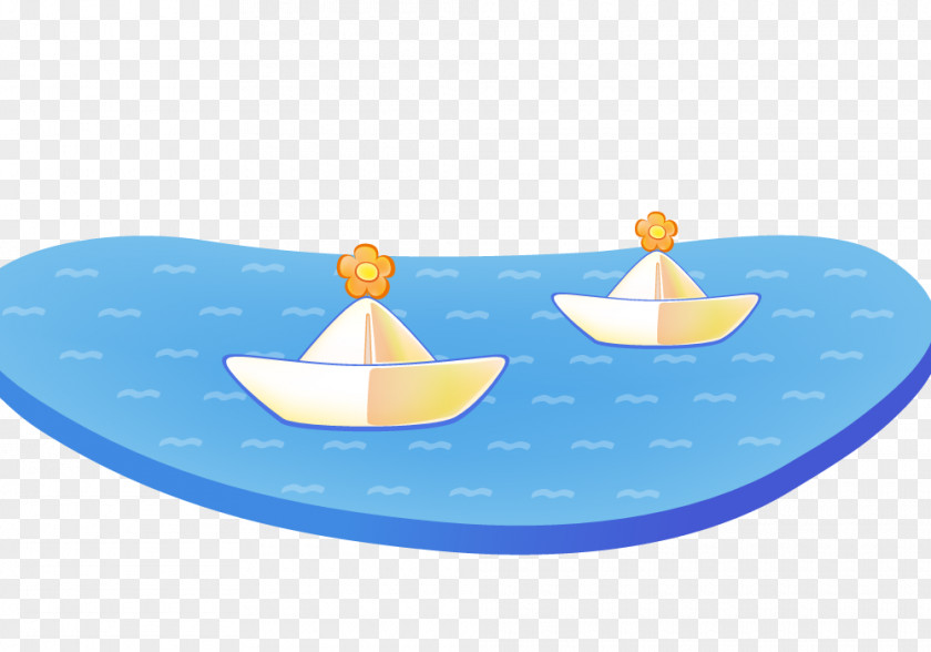 Paper Boat In The Water This PNG