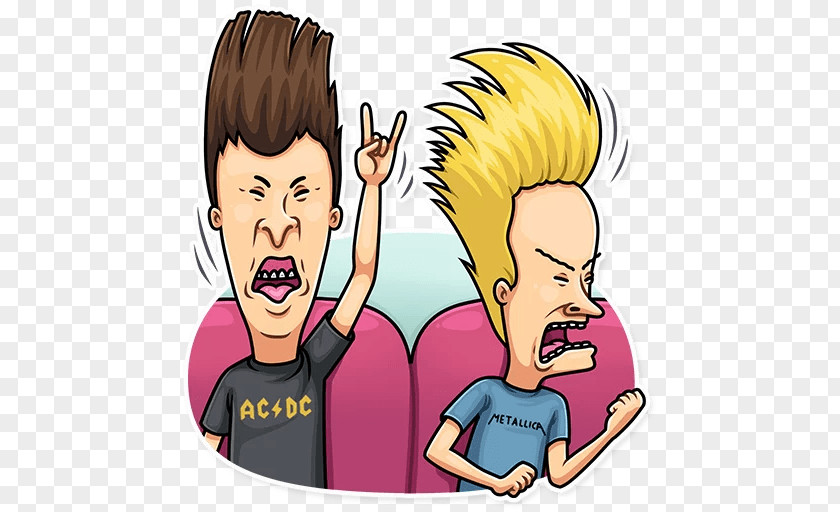 Beavis And Butthead Butt-Head Telegram Sticker PNG