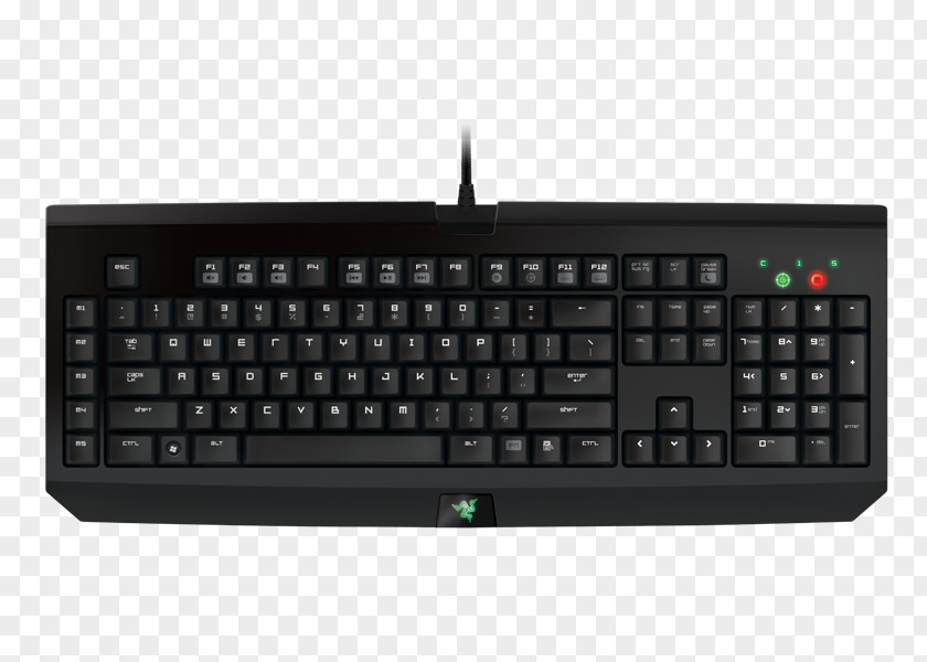 Computer Keyboard Gaming Keypad Razer BlackWidow Ultimate (2014) Inc. Video Game PNG