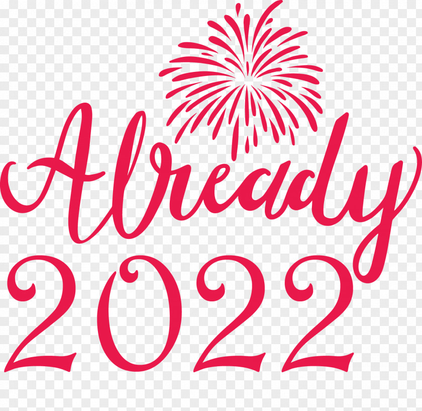 Already 2022 New Year PNG