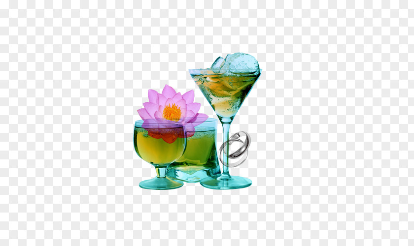 Cocktail Blue Hawaii Ice Cream Beer Martini PNG