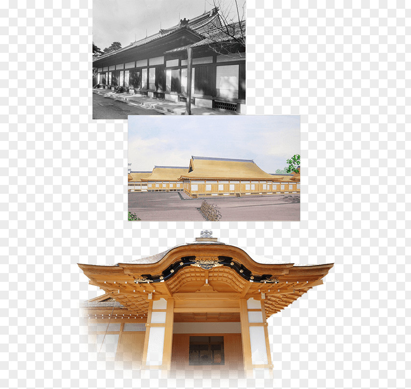 Imperial Palace Building Facade Roof PNG