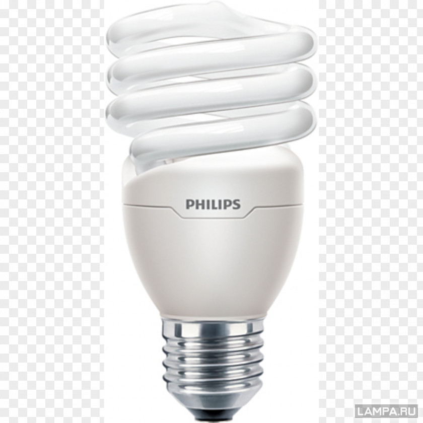 Light Philips Lighting Edison Screw Compact Fluorescent Lamp PNG