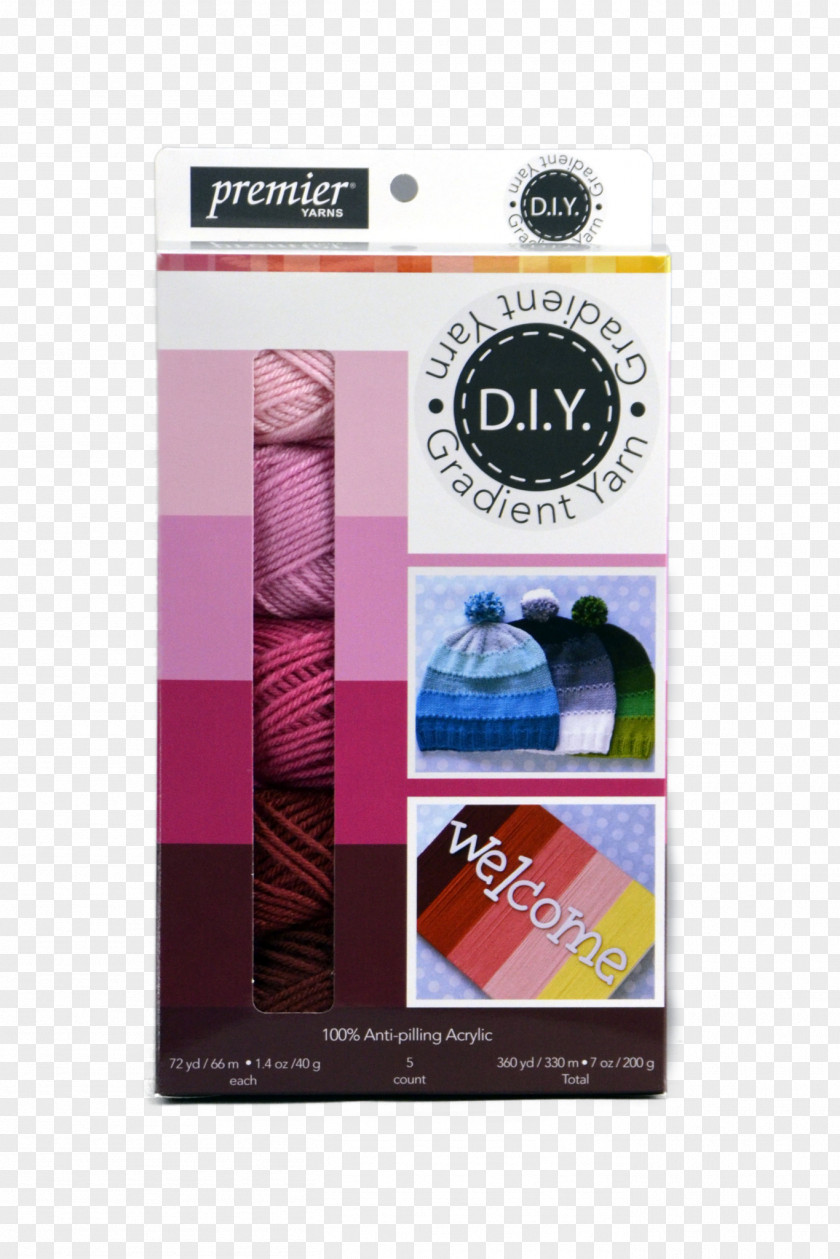 Pink Gradient Do It Yourself Bricolage Color Yarn PNG
