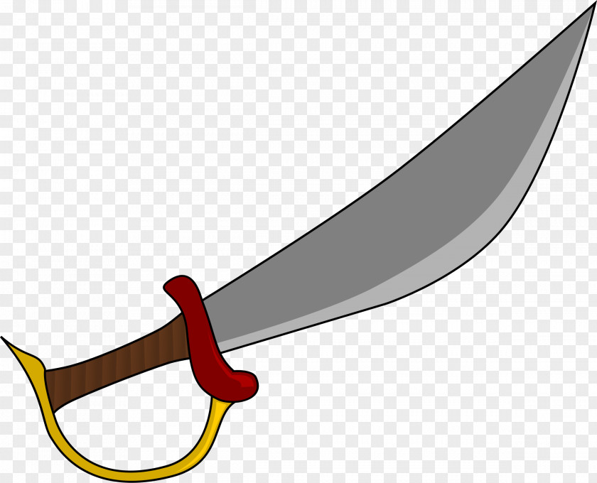 Sword Cutlass Knife Weapon Clip Art PNG