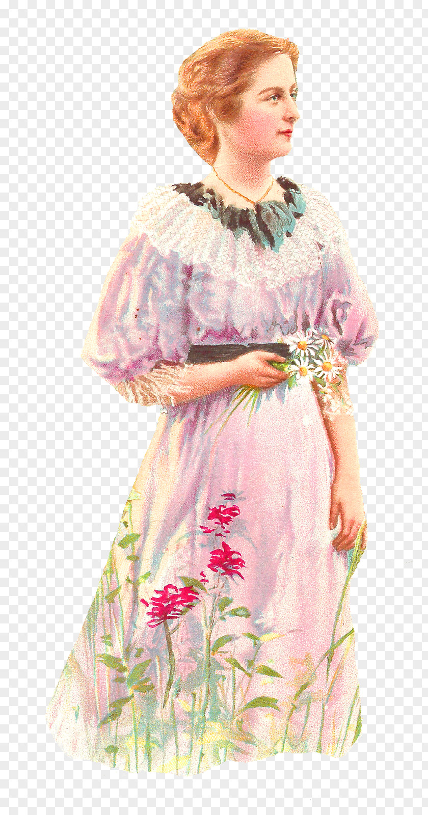 Woman Watercolor Northanger Abbey Vintage Clothing Clip Art PNG