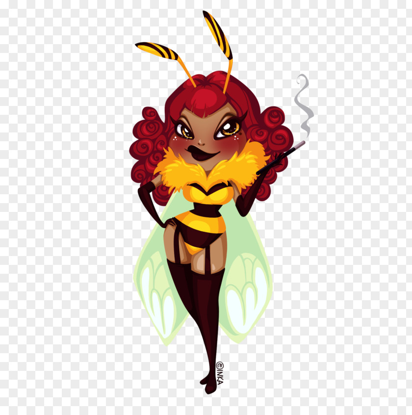 Bee Ladybird Beetle Butterfly Drawing PNG