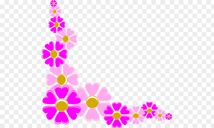 Flower Power Cliparts Pink Flowers Clip Art PNG
