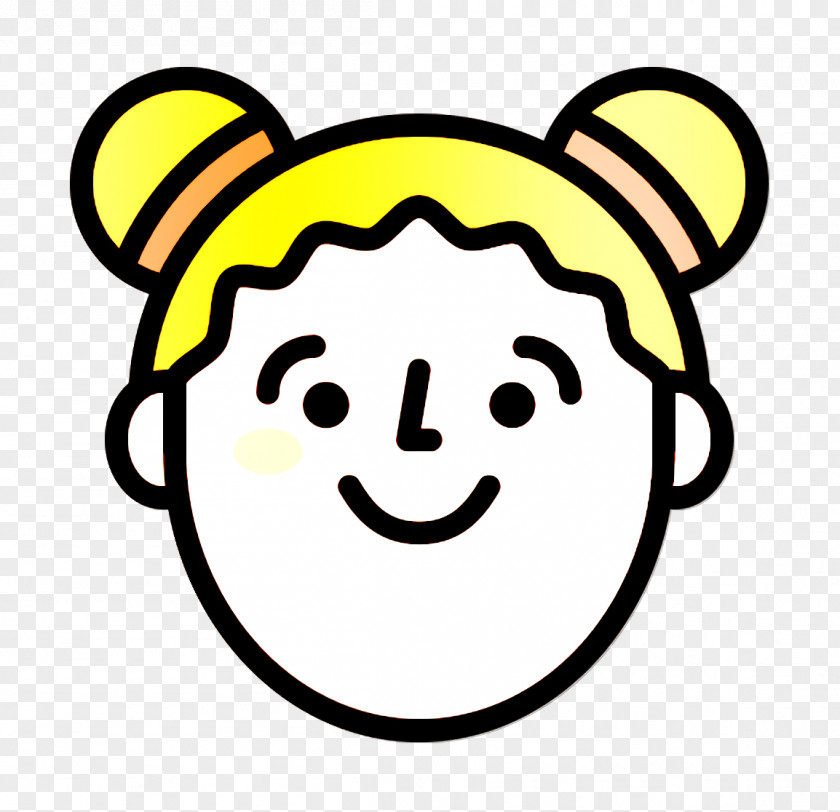 Girl Icon Happy People PNG