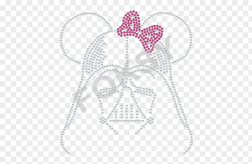 Glitter Minnie Mouse Visual Arts Headgear Body Jewellery Character PNG