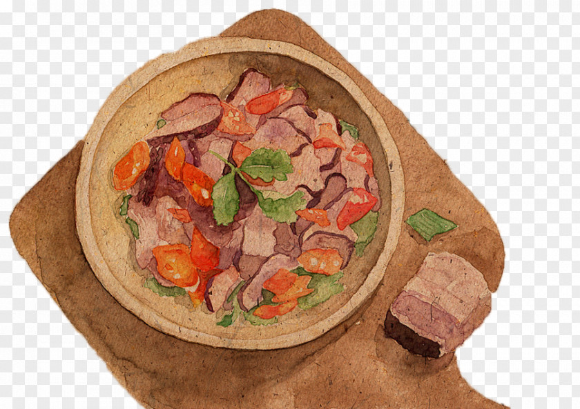 Hand-painted Small Fried Bacon Xiaoxue Laba Congee Northern And Southern China Daxue PNG