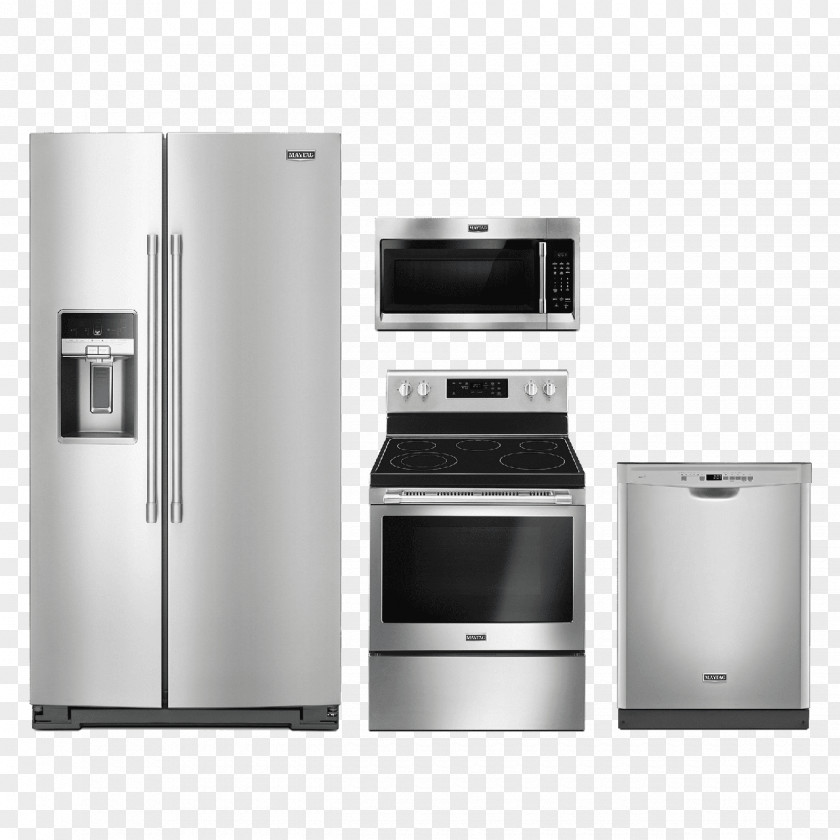Kitchen Appliance Refrigerator Maytag Cooking Ranges Electric Stove Home PNG