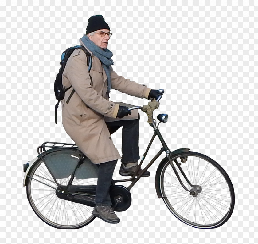 Old People Electric Bicycle Cycling Wheels Hybrid PNG