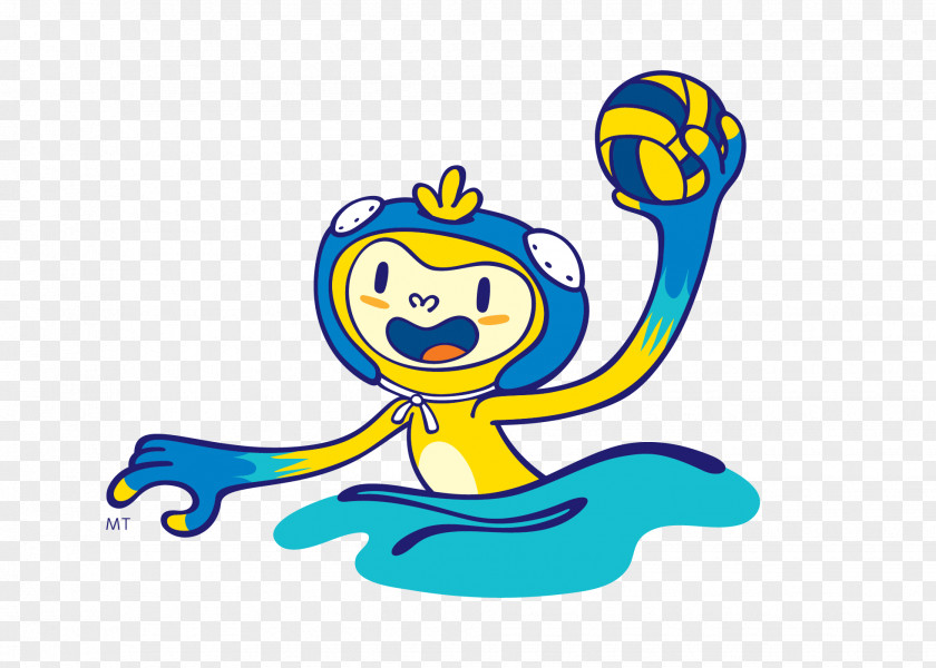 Rio 2016 Mascots Playing Volleyball De Janeiro Summer Olympics Clip Art PNG