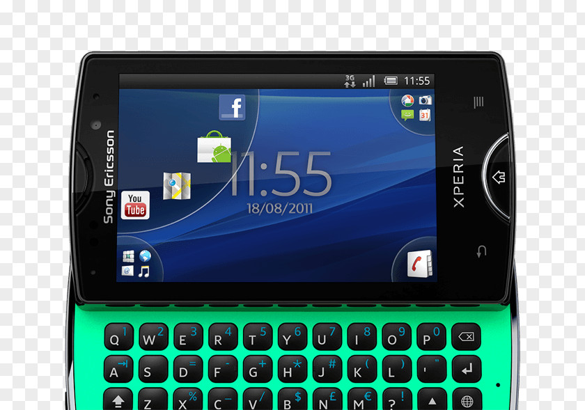 Smartphone Feature Phone Sony Ericsson Xperia Mini Pro X10 PNG