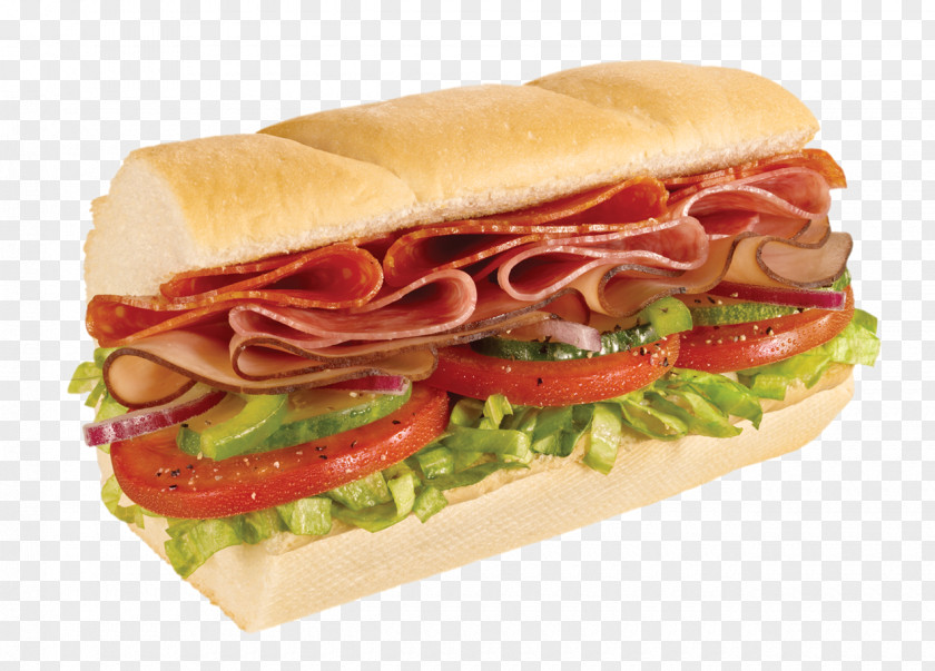 Subway Submarine Sandwich Italian Cuisine Ham Genoa Salami Melt PNG