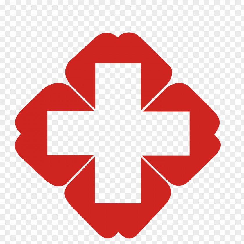 Vector Red Cross Hospital Icon Logo PNG