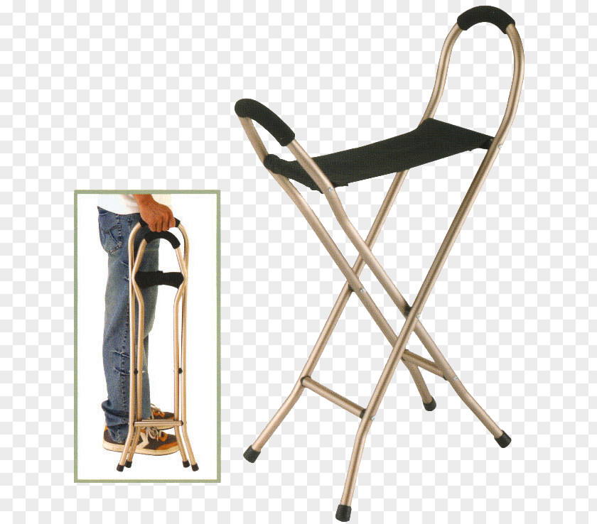 Chair Walking Stick Assistive Cane Bastone Stool PNG