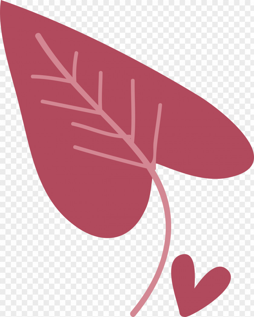 Circle Leaf Angle Pink M Meter PNG