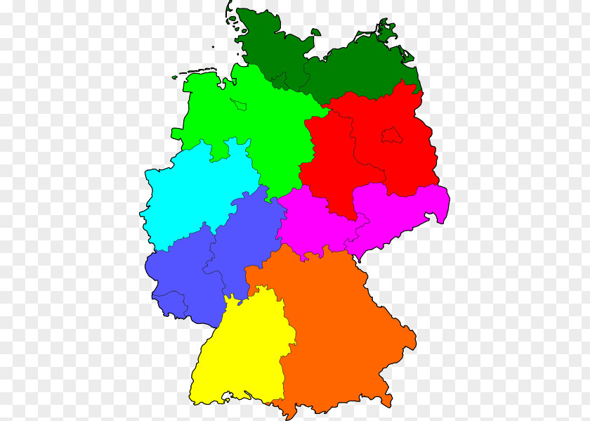 Map States Of Germany Hesse United America Clip Art PNG