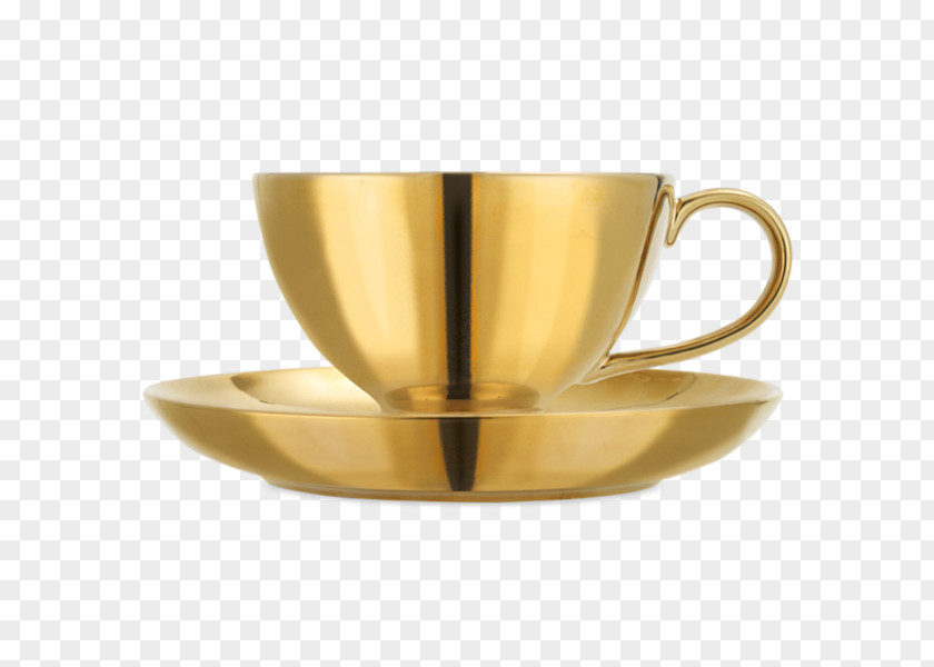Gold Cups Teacup Coffee Cup PNG