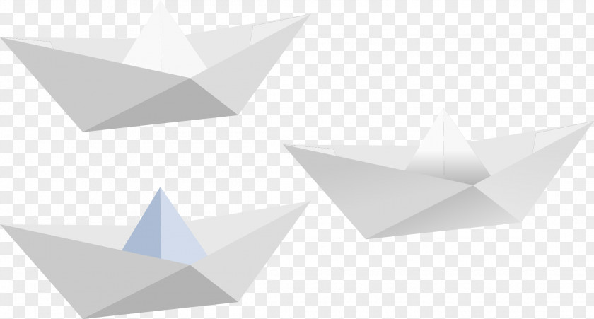 Vector Paper Boat Origami Clip Art PNG