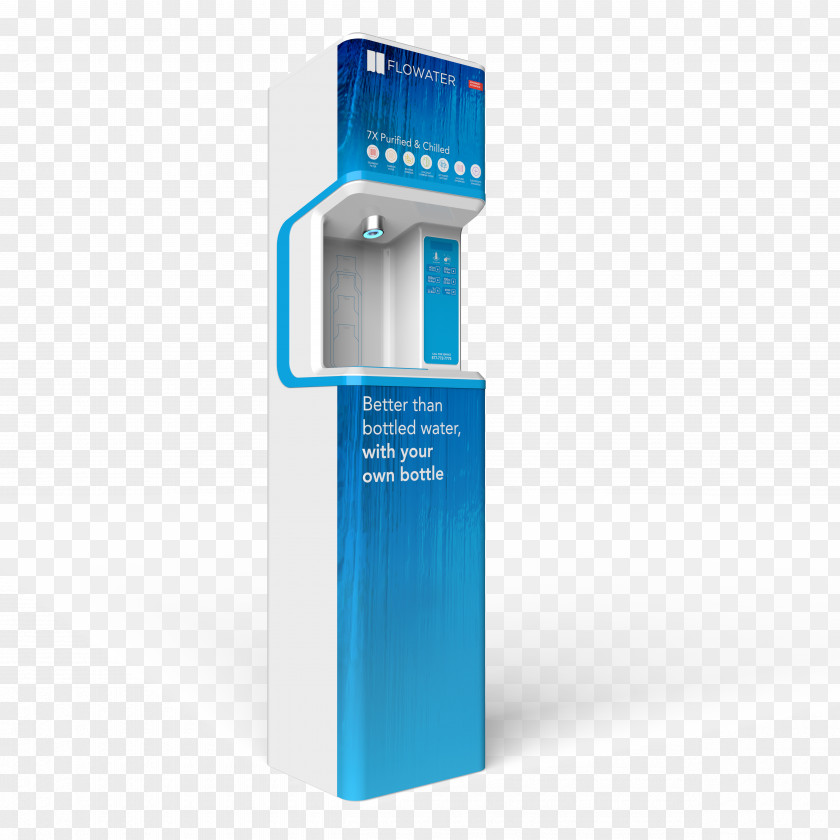 Airport Water Refill Station Bottled Cooler Purified Ionizer PNG
