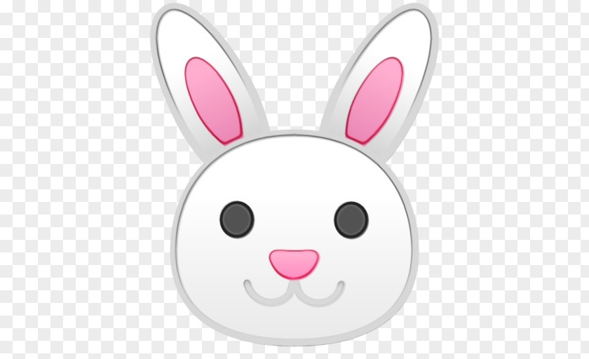 Animation Ear Easter Bunny Background PNG