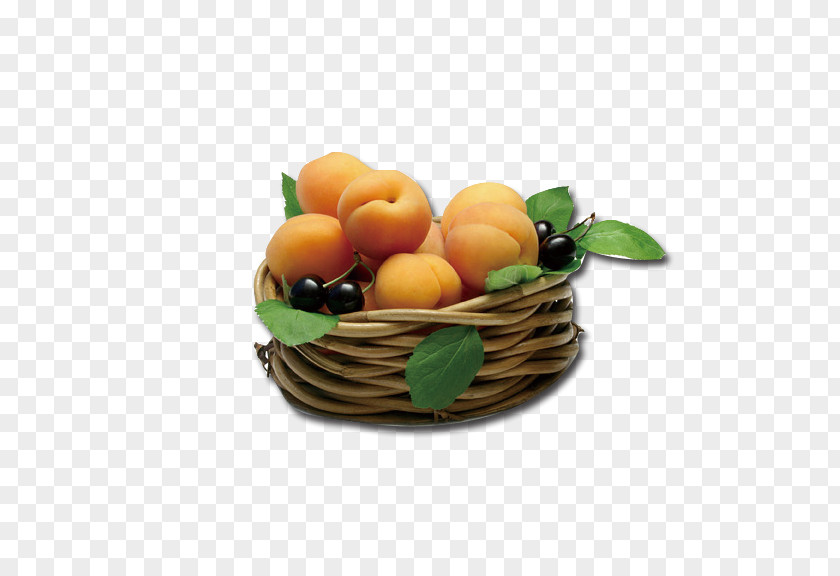 Apricots Fruit Apricot Basket PNG