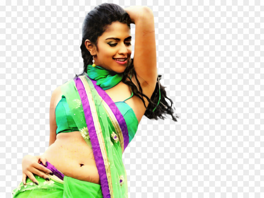Navel Sari Photo Shoot Shoulder Photograph PNG
