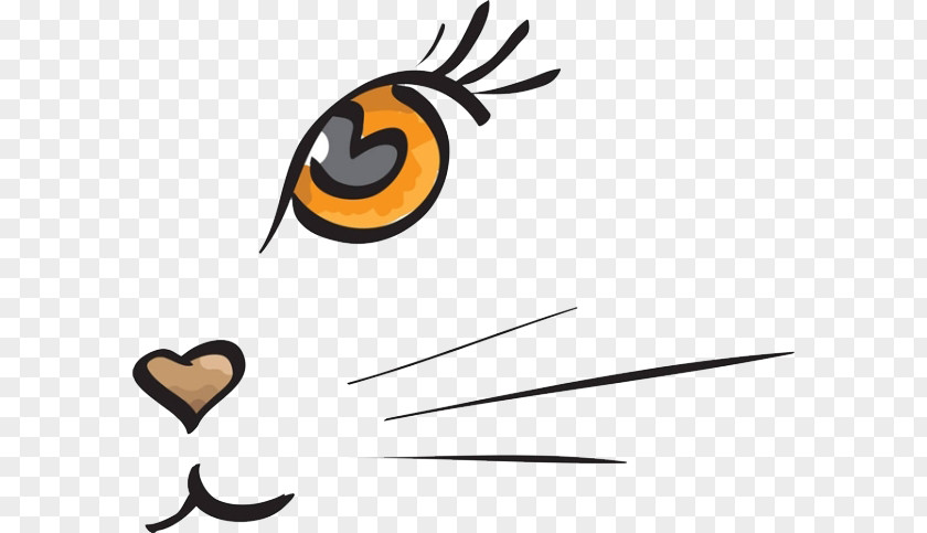 Pretty Cat's Nose Cat Kitten Dog Whiskers Clip Art PNG