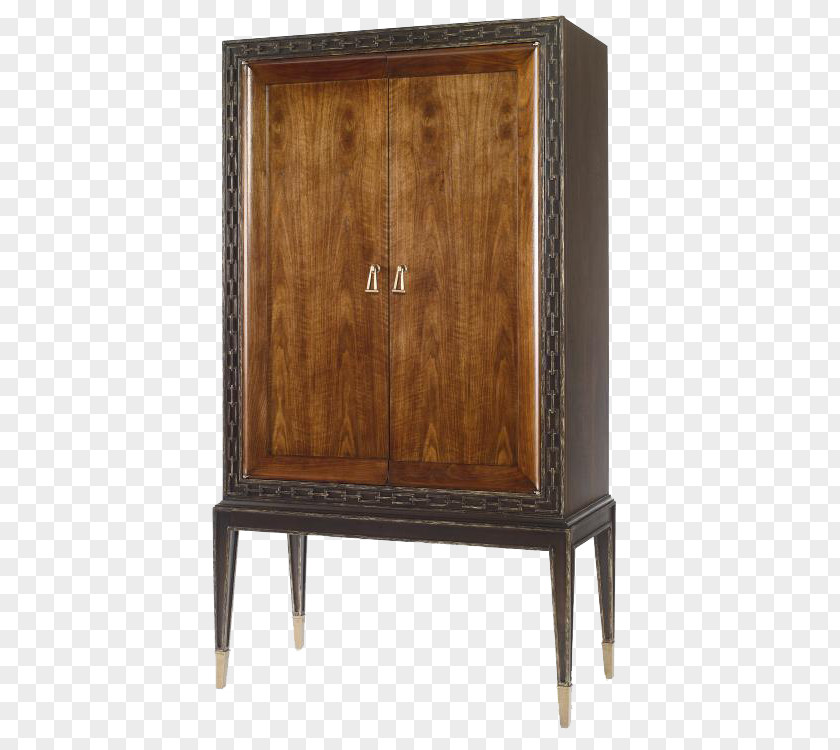 Silhouette Of Hand-painted Wardrobe TV Cabinet Material Nightstand Table Furniture Cabinetry Dining Room PNG