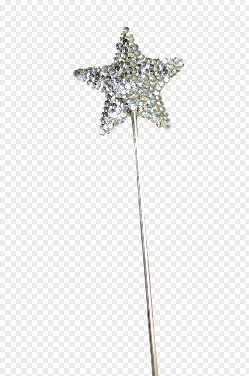 Silver Star Wand Fairy Magic Clip Art PNG