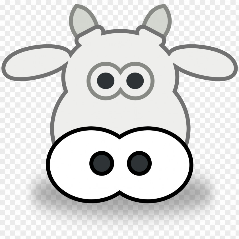 Cow Face Cartoon Cattle Drawing Clip Art PNG