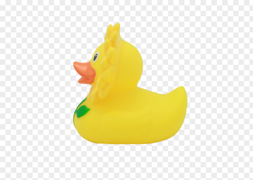 Duck Rubber Bird Toy Natural PNG