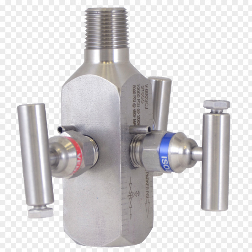 OMB Valves Double Block And Bleed Manifold Needle Valve Hydraulic Parker PNG
