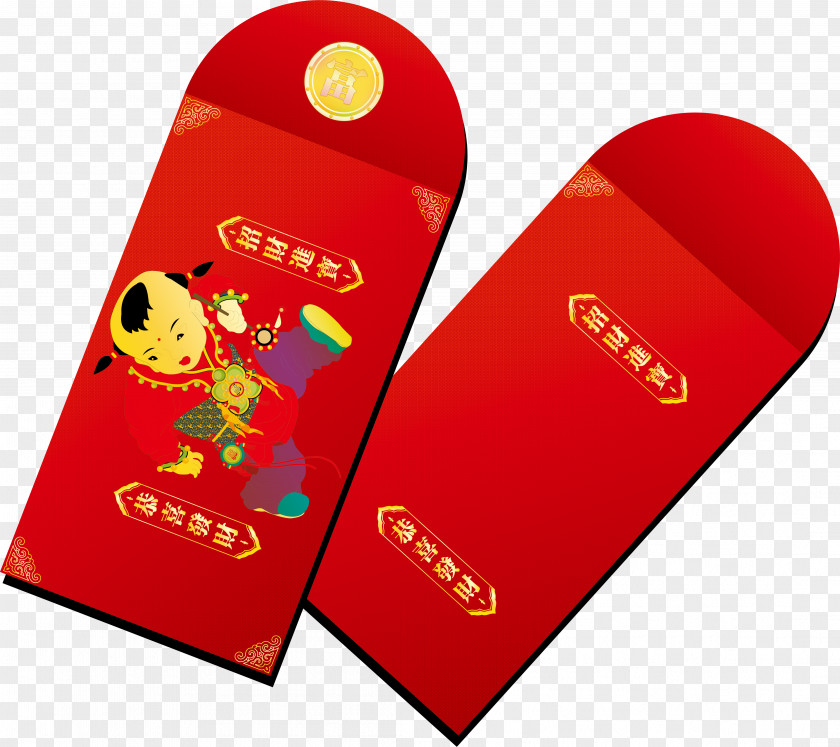 Red Envelopes Are On The Reverse Side T-shirt Envelope PNG