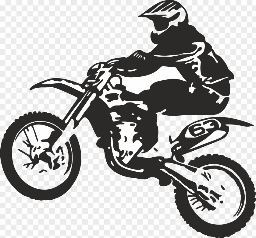 Bicycle Clip Art Motorcycle Dirt Bike Motocross PNG