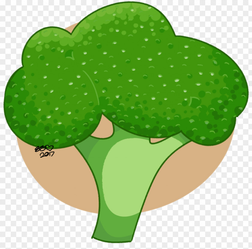 Broccoli Leaf Shamrock Plant PNG