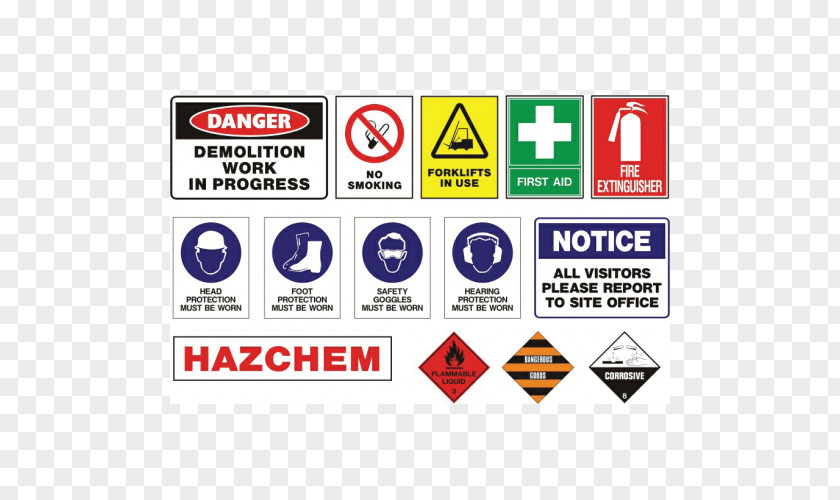 Occupational Safety And Health Signage Personal Protective Equipment PNG