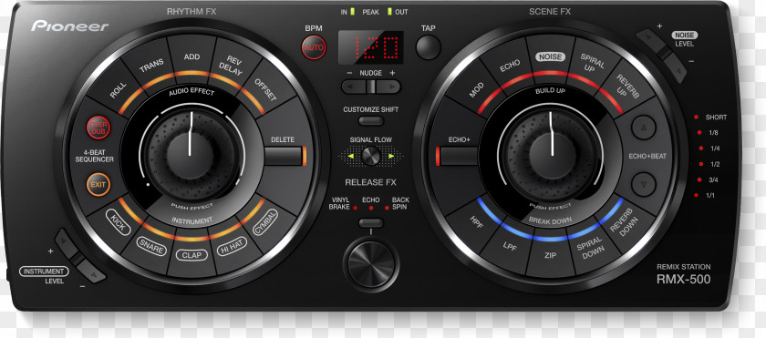 PIONEER Pioneer RMX-500 Remix Disc Jockey Effects Processors & Pedals DJ PNG